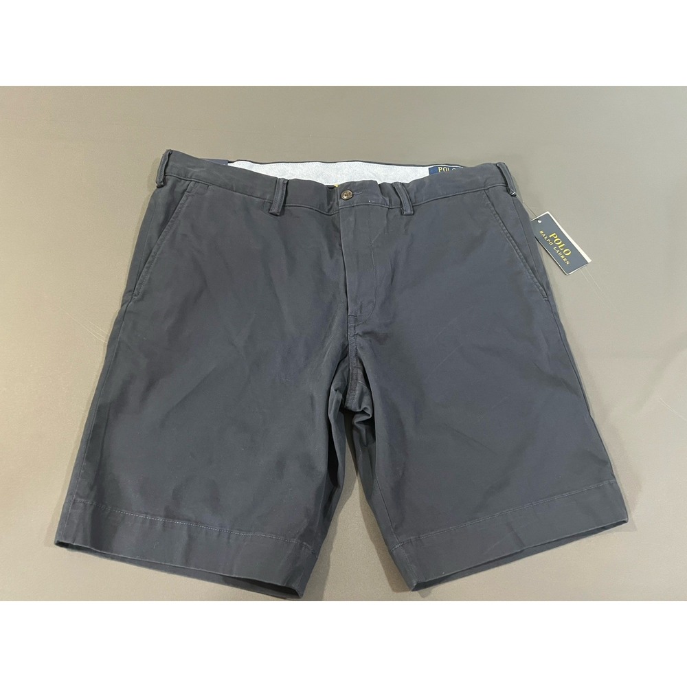 Polo Ralph Lauren Men's 9" Cotton Stretch Slim Fit Chino Shorts Navy 36
